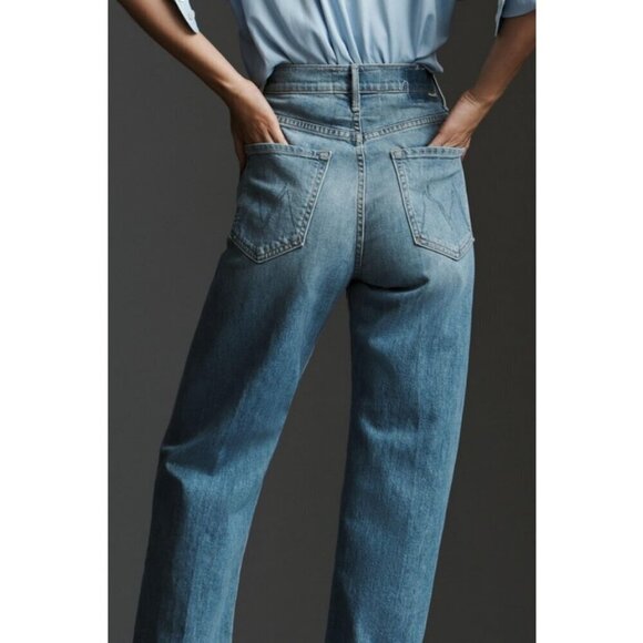 💕MOTHER SUPERIOR💕 Lasso Heel Jeans ~ How To Talk To A Tiger 24 NWT - Picture 9 of 16